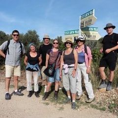 Die Wandergruppe auf dem Lykischen Pfad - von Patara zum Aquädukt in Delikkemer