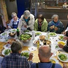 Salatvariationen am Sonntag Mittag