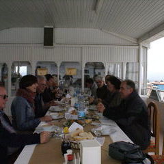 Mittagessen auf der Dachterrasse des Kervansaray.