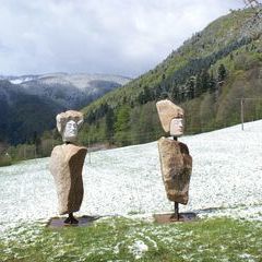 Am Sonntag mit zunehmender Sonneneinstrahlung verschwindet der Schnee wieder rasant