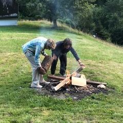 Generalprobe am Freitag Abend für das Große Feuer am Samstag ;-)