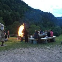 Abendliches Vesper am Großen Altar