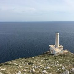 Der Leuchtturm am östlichsten Zipfel Italiens.