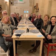 Abschiedsessen am letzten Abend incognito in geschlossener Gesellschaft. Ein ganzes Restaurant nur für uns allein :-)