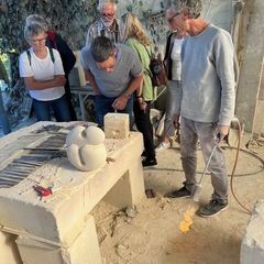 Besuch des Ateliers von Renzo Buttazzo mit dem zweiten Kurs.