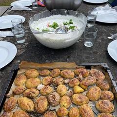 Ach ja, Essen, da war doch was. Ein Hoch auf Christines vegetarische Kochkünste!