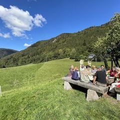 Sonntägliches Sonnenwetter am Mittagstisch