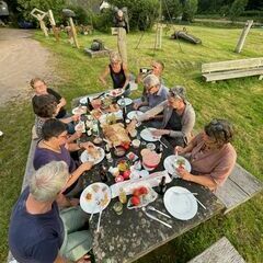 Freitag Abend bei sommerlichen Temperaturen