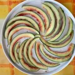 Wassermelone hinterher