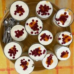 Leckeres fruchtiges Quarkdessert
