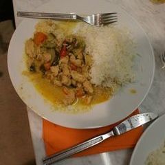 Sonntag Mittag bei "Poulet au curry"