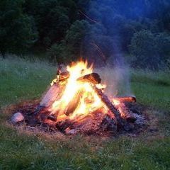 Unser Johannisfeuer am 21. Juni 2013