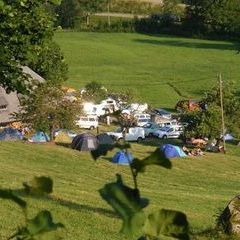 Eine andere Idylle: Blick auf das Areal des Trommlerfeschds