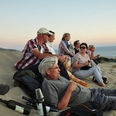 Sonnenuntergang auf der großen Düne von Patara