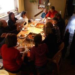 Mittagessen in der "guten Stube"